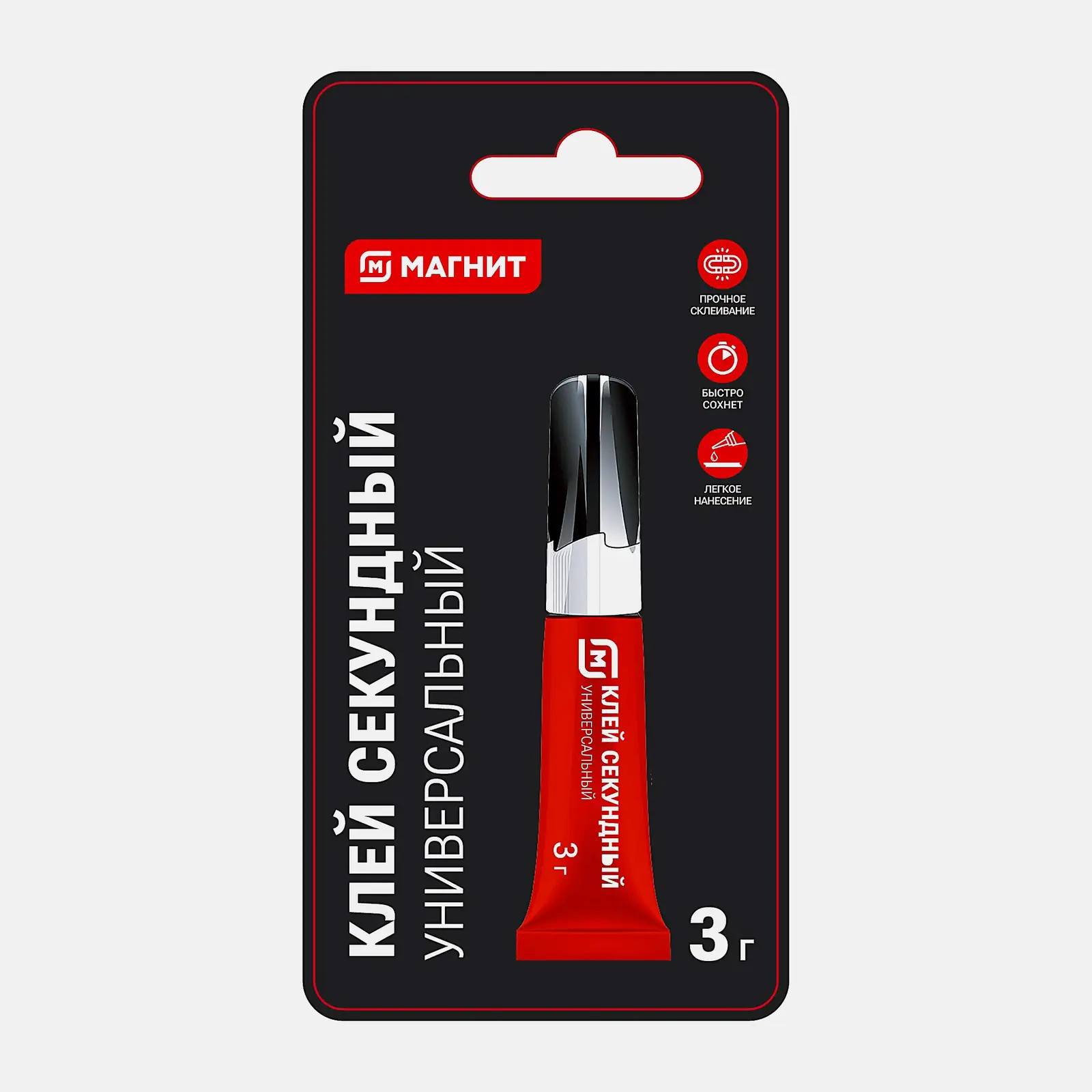 Изображение товара Клей Магнит М-CC0003 секундный универсальный 3г