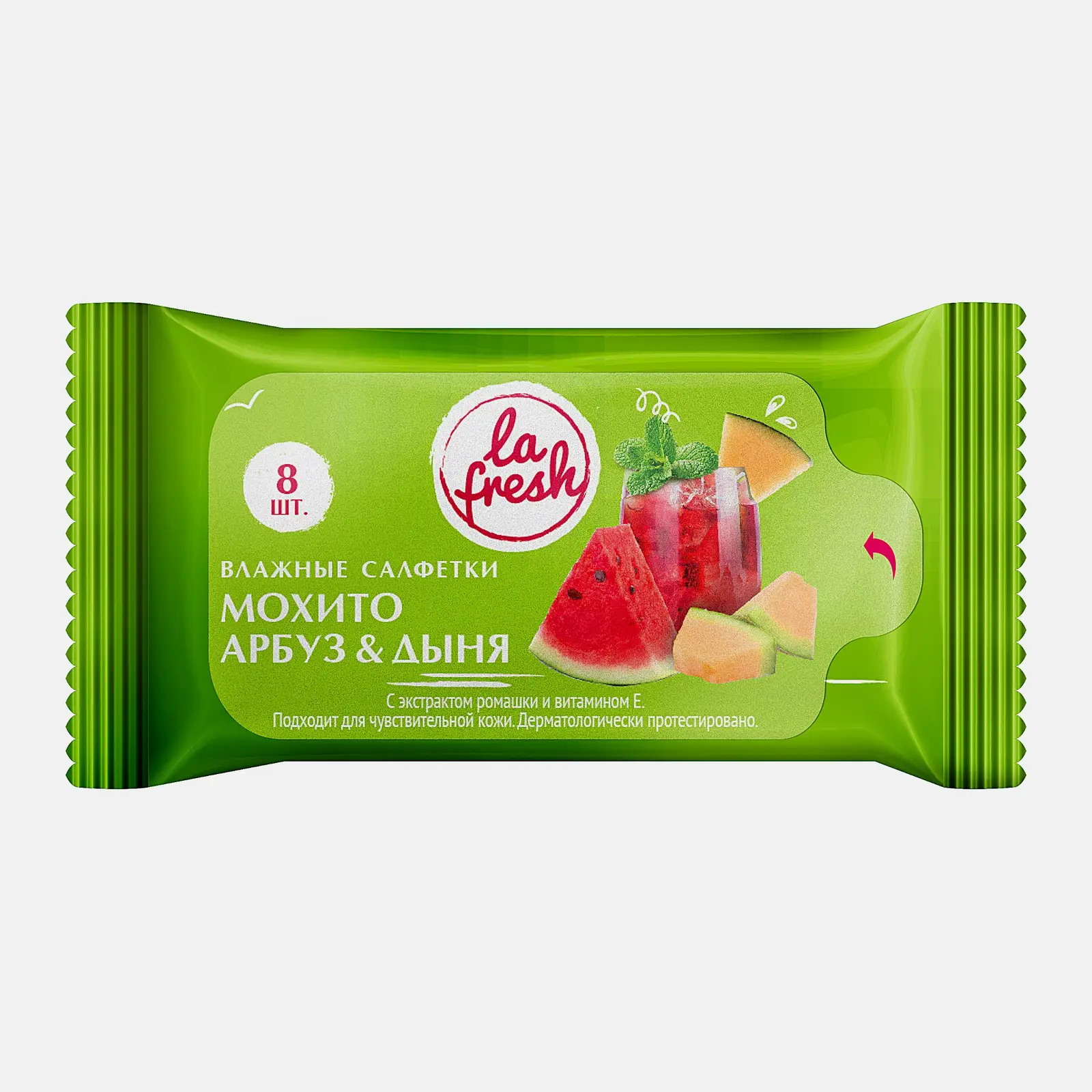 Изображение товара Салфетки влажные La Fresh универсальные 8шт в ассортименте