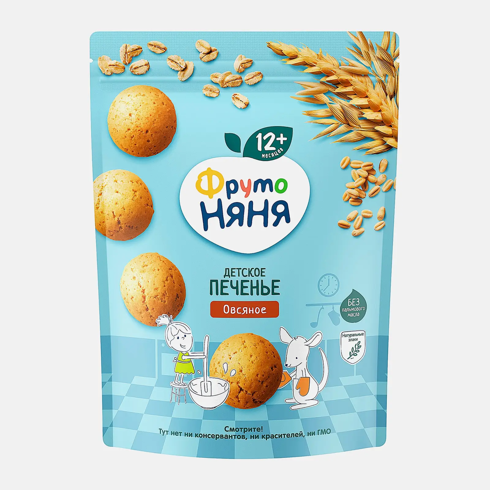 Изображение товара Печенье Овсяное для детей с 12 месяцев Фрутоняня 120г