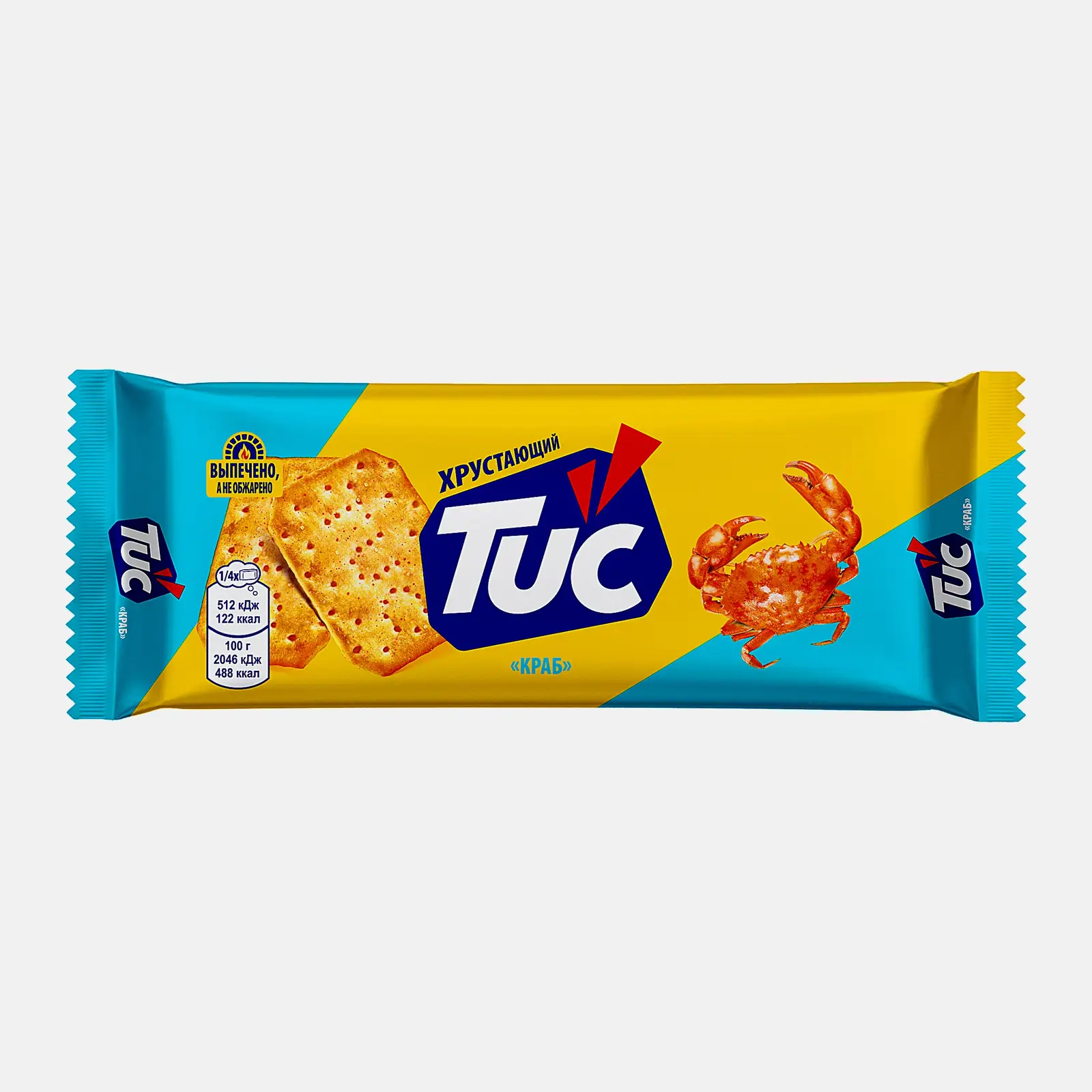Изображение товара Крекер со вкусом краба Tuc 100г хрустящая закуска натуральный вкус