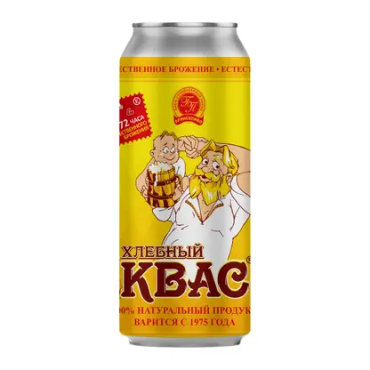 Изображение товара Квас Хлебный фильтр пастеризованный 450мл