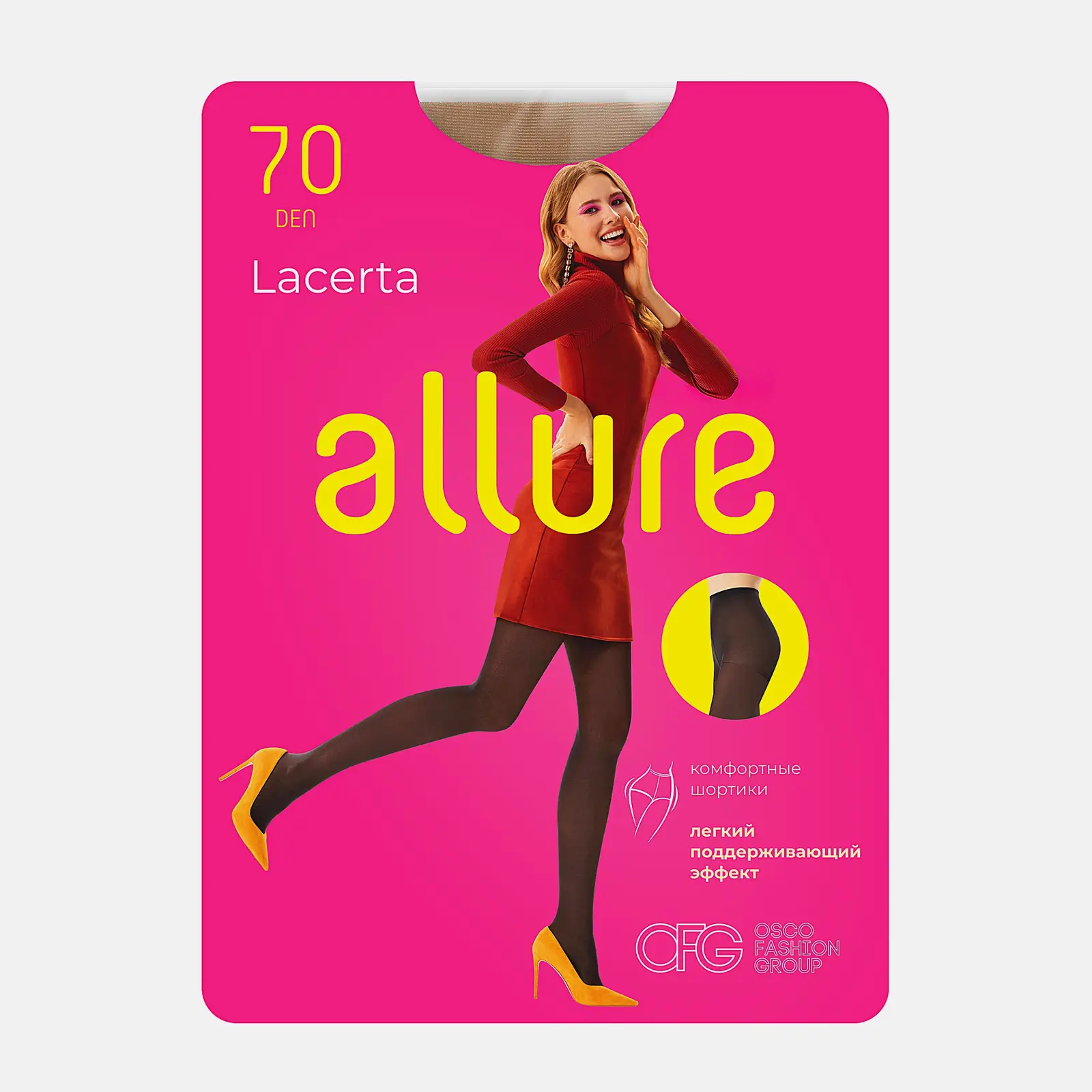 Колготки женские Allure Lacerta 70 бежевые р.2