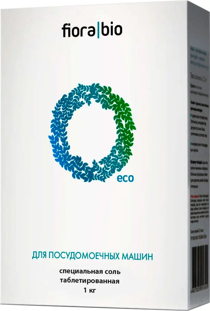 Соль Fiorabio Эко для посудомоечных машин таблетированная 1кг