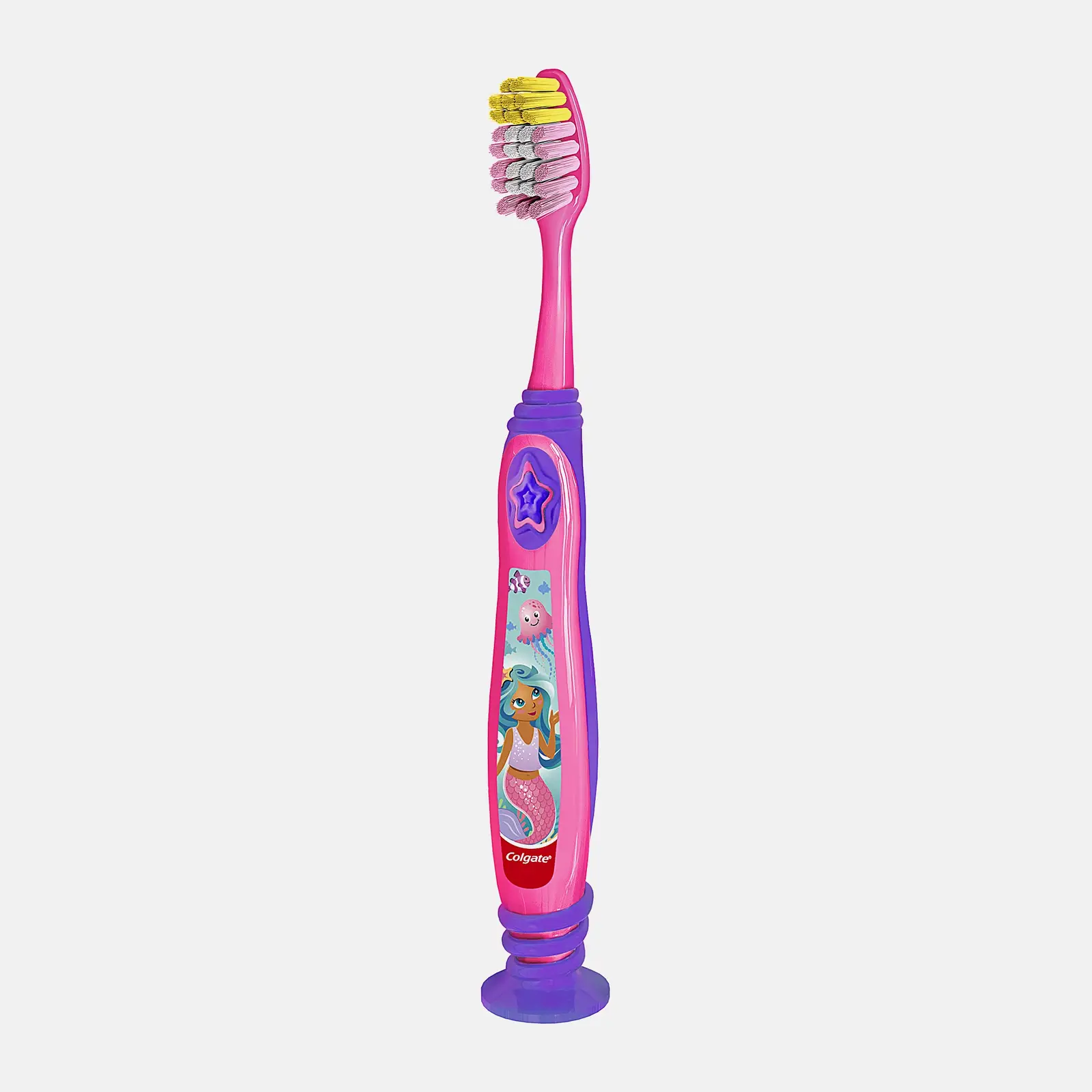 Зубная щётка Colgate Barbie StarSmile детская 5+ супермягкая 28г - фото 10