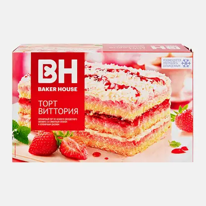 Торт Baker House Виттория бисквитный 350г