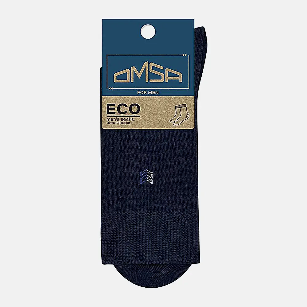 Носки мужские демисезонные синие р.45-47 Omsa Eco