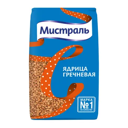 Изображение товара Крупа Мистраль Гречневая ядрица 900г