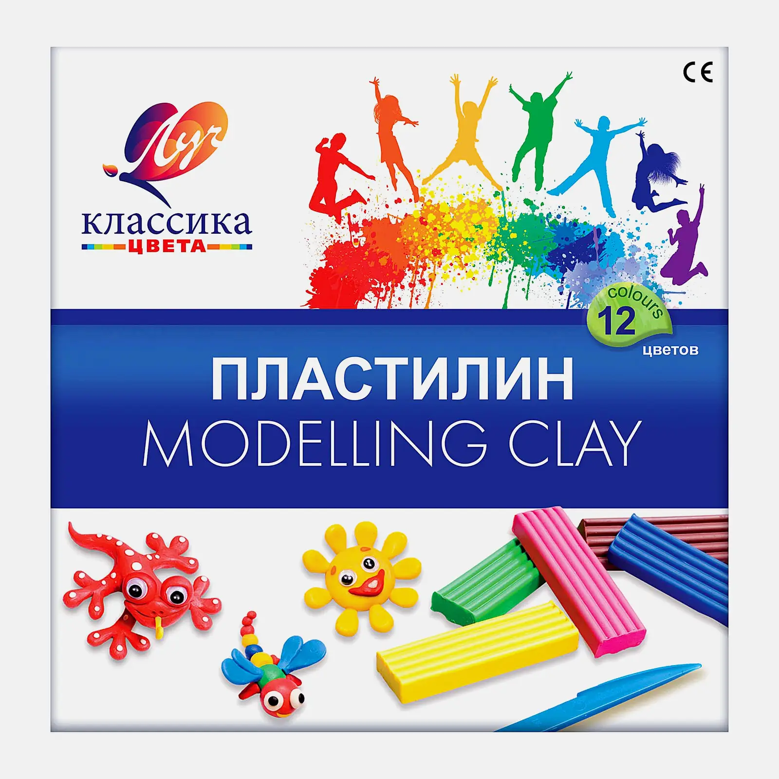 Пластилин Луч Классика 12 цветов 240г
