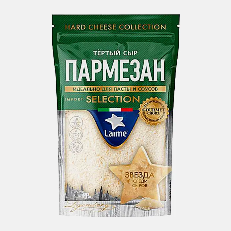 Изображение товара Сыр Пармезан тертый 40% Laime 100г