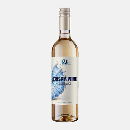 Вино Crispy Wine белое полусухое 10.5% 750мл