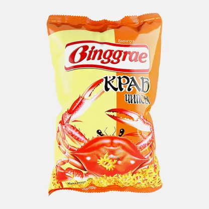 Чипсы Binggrae с Крабом 130г
