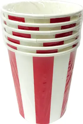 Изображение товара Стаканы Вампак Полоски картонные 250мл 6шт