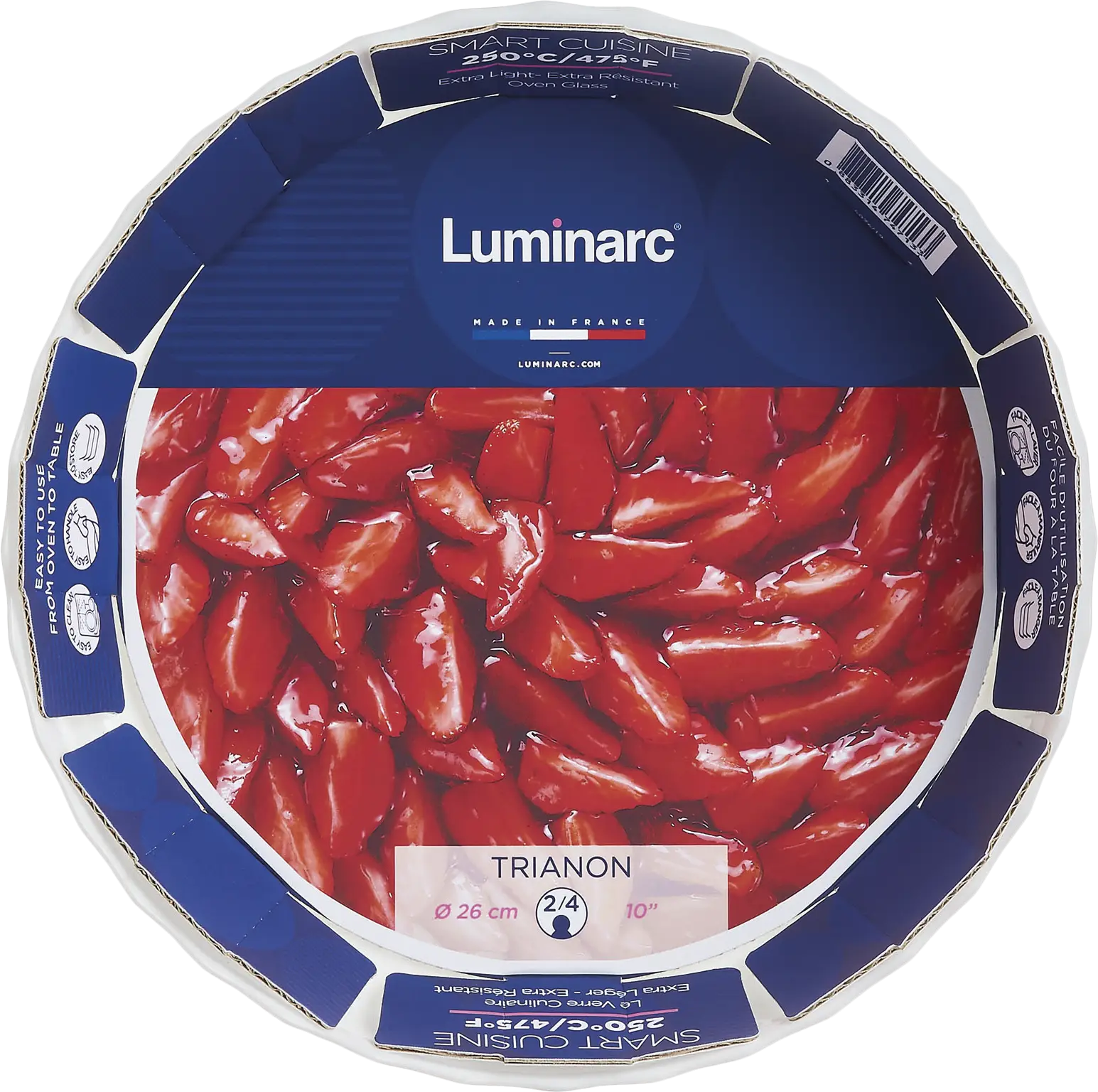 Форма для запекания Luminarc кузин трианон круглая 26см