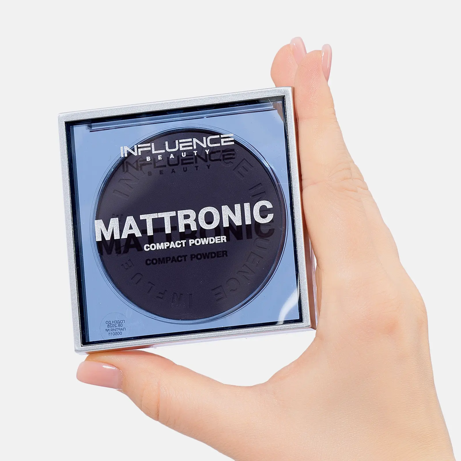 Компактная пудра для лица тон 02 Светло-бежевый Influence Beauty Mattronic - фото 2