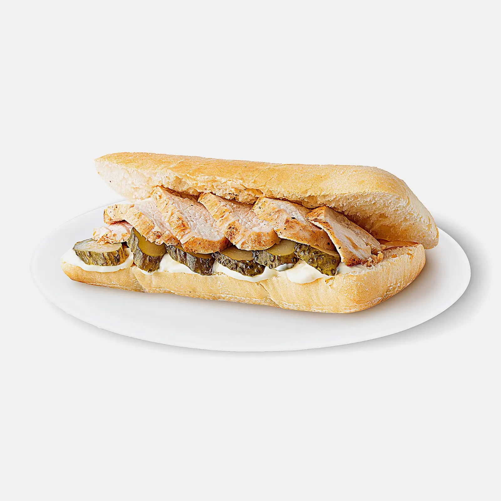 Изображение товара Итальянская чиабатта с куриным филе и пряными травами 165 г