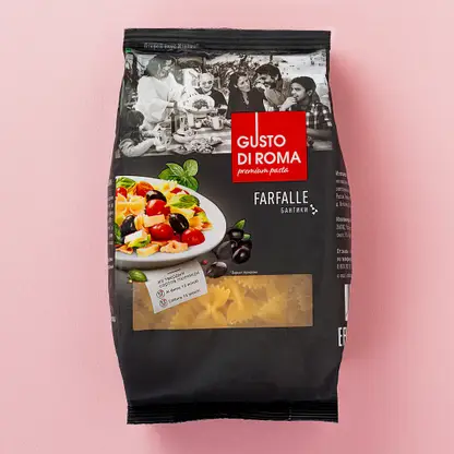 Макароны Gusto Di Roma Farfalle Бантики 400г