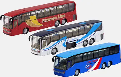 Игрушка КиддиАрт транспорт Городской автобус Street Kings 22.5*8.8*5см 200г