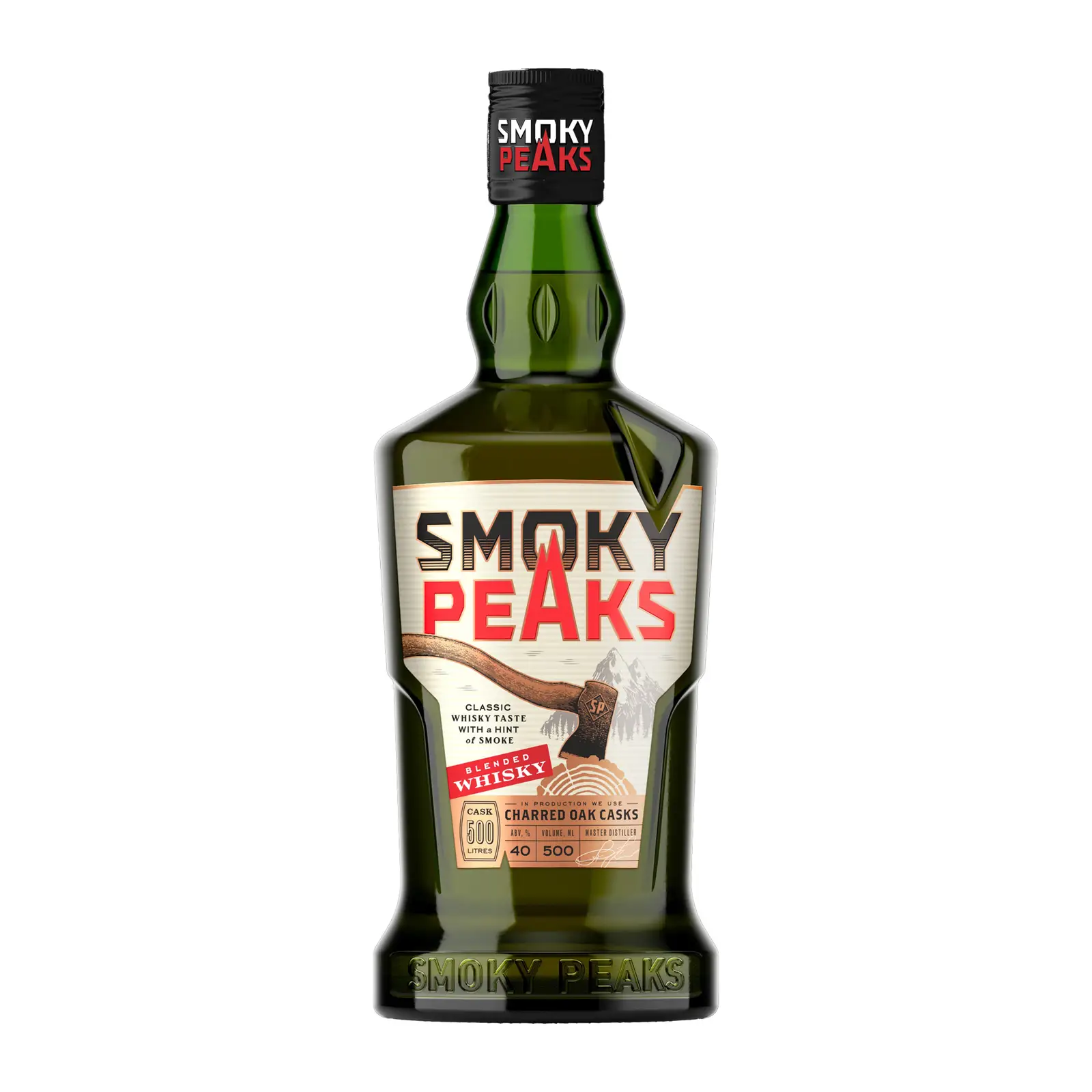 Изображение товара Виски Smoky Peaks купажированный 40% 500мл