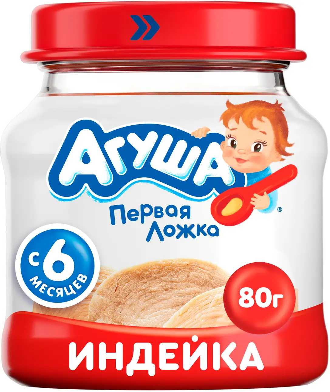 Пюре Агуша Индейка 80г - Магнит-Продукты