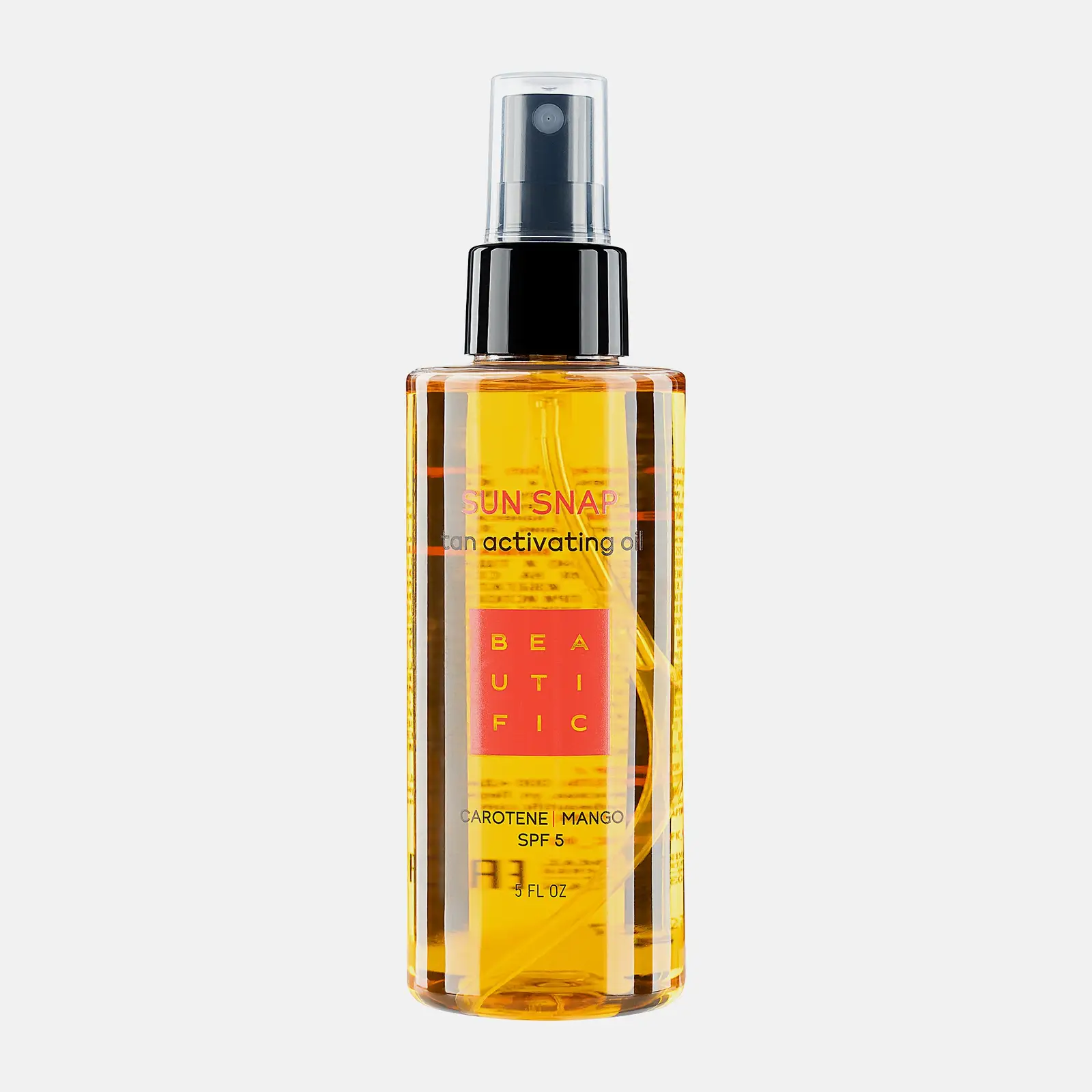 Масло для тела Beautific Sun Snap для интенсивного загара SPF5 150мл Масло для тела Beautific Sun Snap для интенсивного загара SPF5 150мл