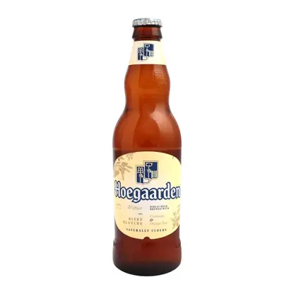 Изображение товара Пивной напиток Hoegaarden белый светлый нефильтрованный пастеризованный 4.9% 440мл