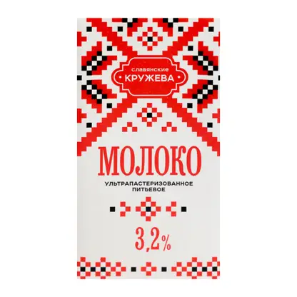 Изображение товара Молоко Кружева ультрапастеризованное 3.2% 973мл