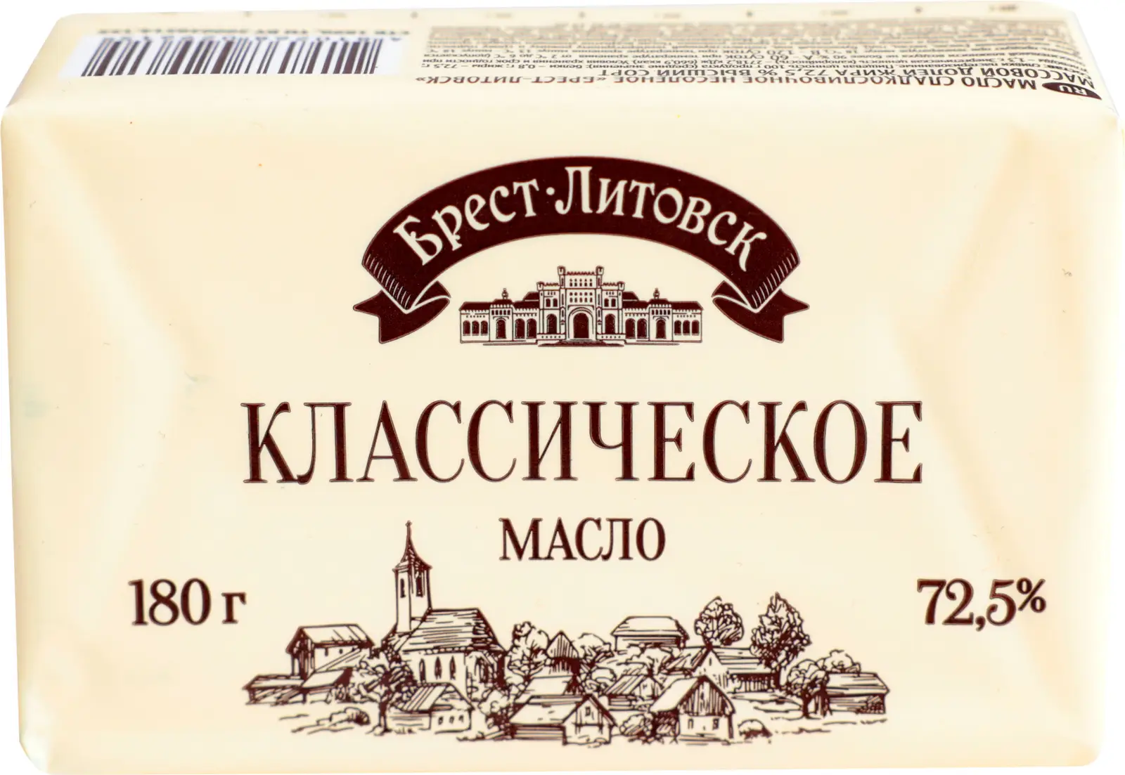 Масло сливочное Брест-Литовск 72.5% 180г — в каталоге на сайте сети Магнит  | Краснодар