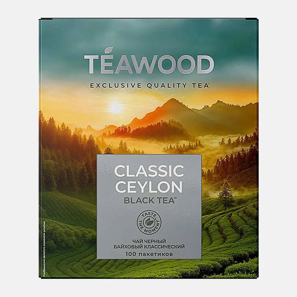 Чёрный чай Classic Ceylon Teawood 100пак