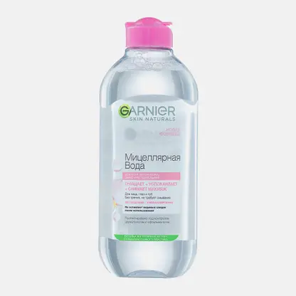 Мицеллярная вода для лица Garnier 3в1 с глицерином для всех типов кожи 400мл