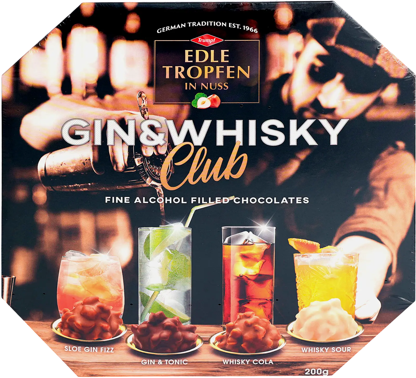 Изображение товара Пралиновые конфеты Edle Trophen с джином и виски 200 г assortment