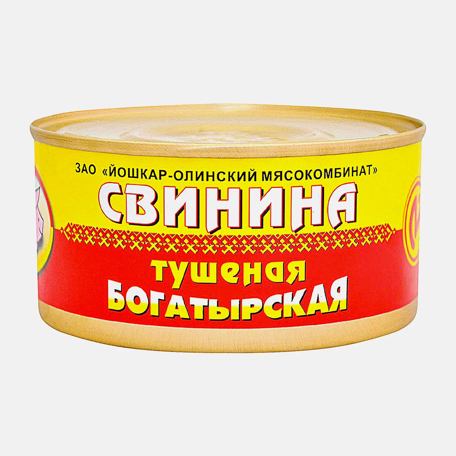 Свинина тушеная Йошкар-Олинский МК Богатырская 325г