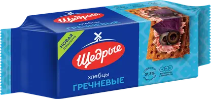 Изображение товара Щедрые гречневые хлебцы 100 г полезный натуральный продукт