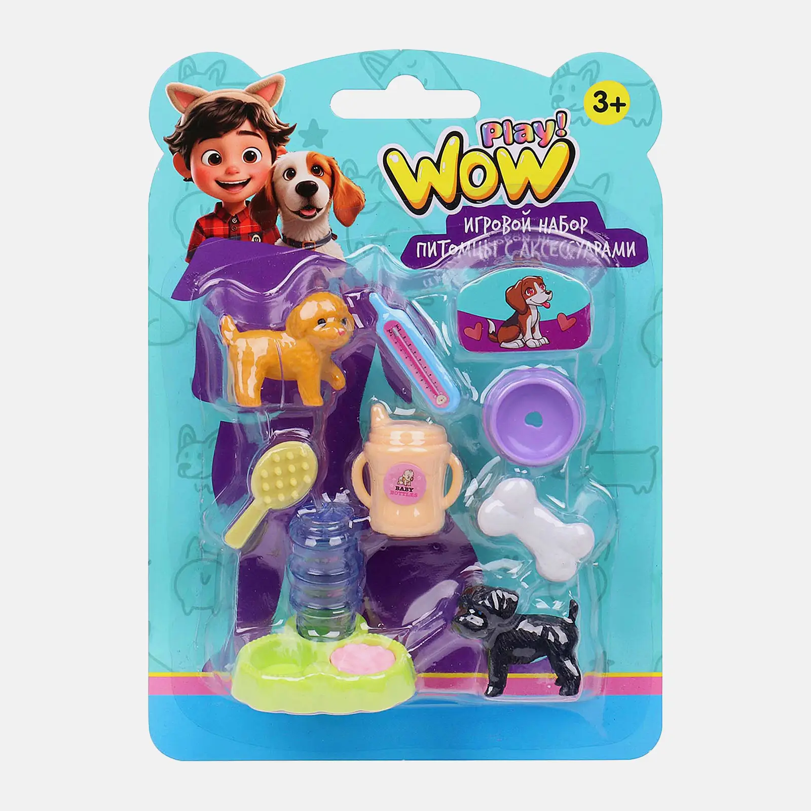 Набор с питомцами и аксессуаров WowPlay! в ассортименте - фото 7 Набор с питомцами и аксессуаров WowPlay! в ассортименте - фото 7
