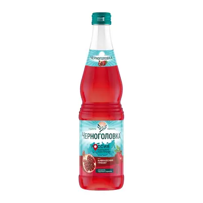 Изображение товара Черноголовка гранат безалкогольный газированный напиток 500мл