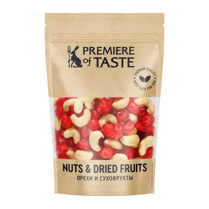 Изображение товара Смесь фруктово-ореховая вишня кешью Premiere of Taste 170г