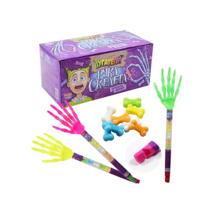 Изображение товара Сахарное драже Пугатели Рука скелета Канди Клаб 4г в ассортименте