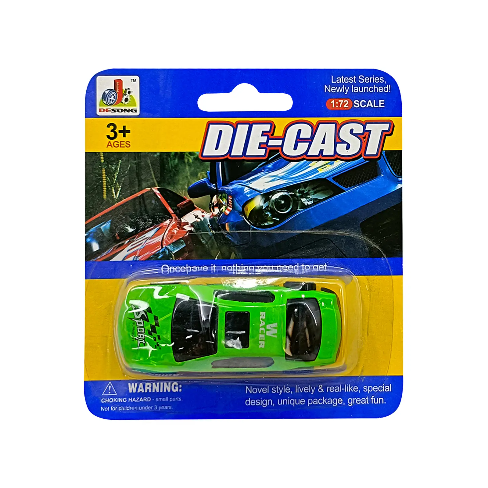 Машинка в масштабе 1:72 металл DS859 в ассортименте