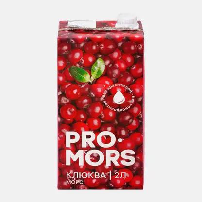 Морс Pro Mors клюквенный 1л