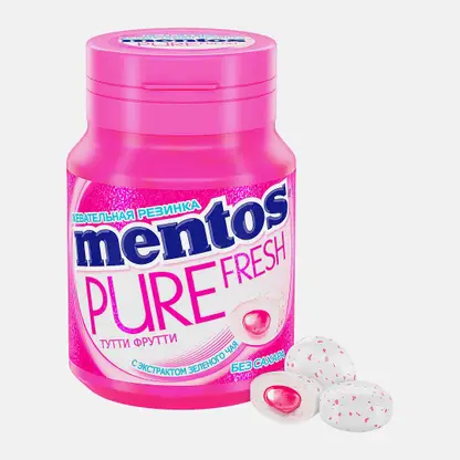 Жевательная резинка Pure Fresh Тутти фрутти Mentos 54г