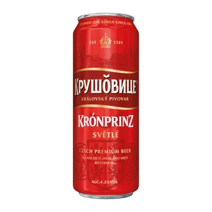 Пиво Крушовице светлое фильтрованное 4.2% 430мл