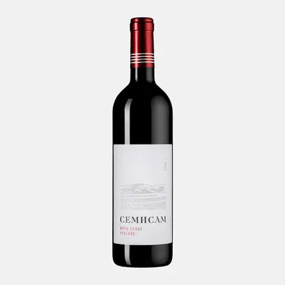 Вино Семисам красное сухое 13.9% 0.75л