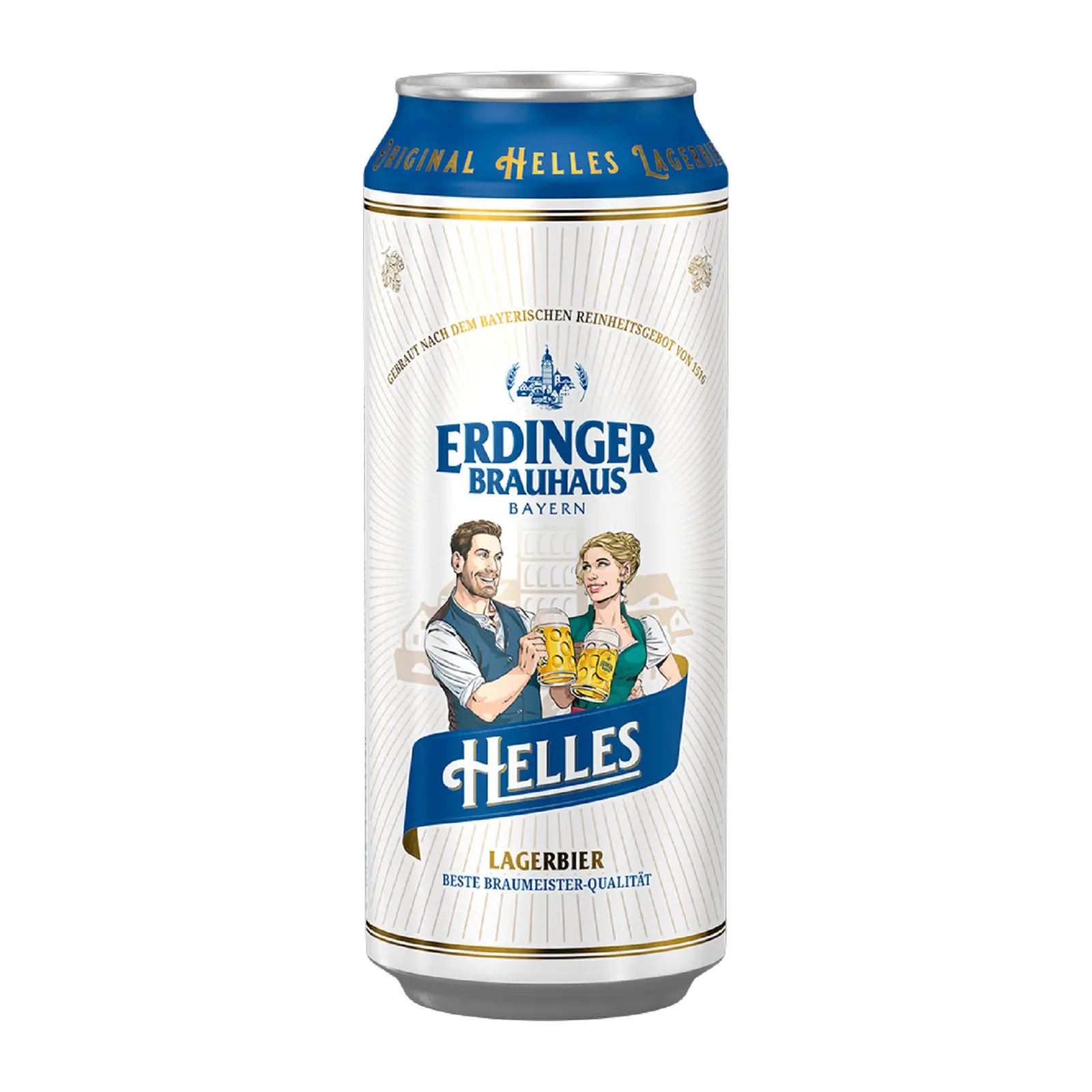 Пиво Erdinger Helles светлое фильтрованное непастеризованное 5.1% 500мл — в  каталоге на сайте сети Магнит | Краснодар