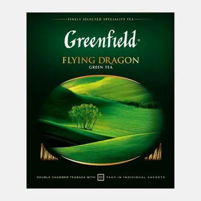 Чай зеленый Greenfield Flying Dragon 100пак