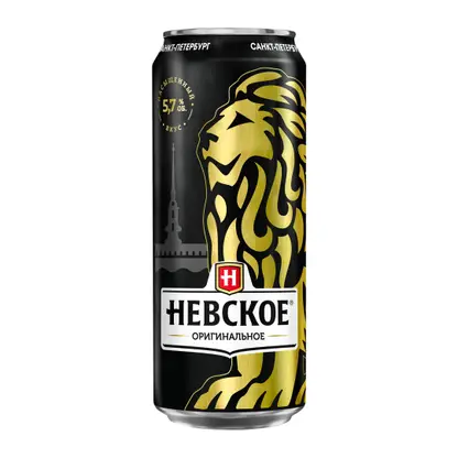 Пиво Невское Оригинальное светлое фильтрованное 5.7% 450мл