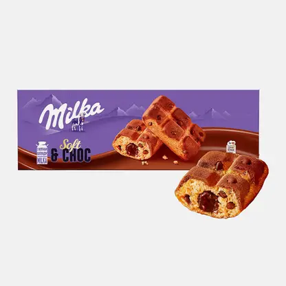 Пирожное бисквитное с шоколадной начинкой Milka 175г