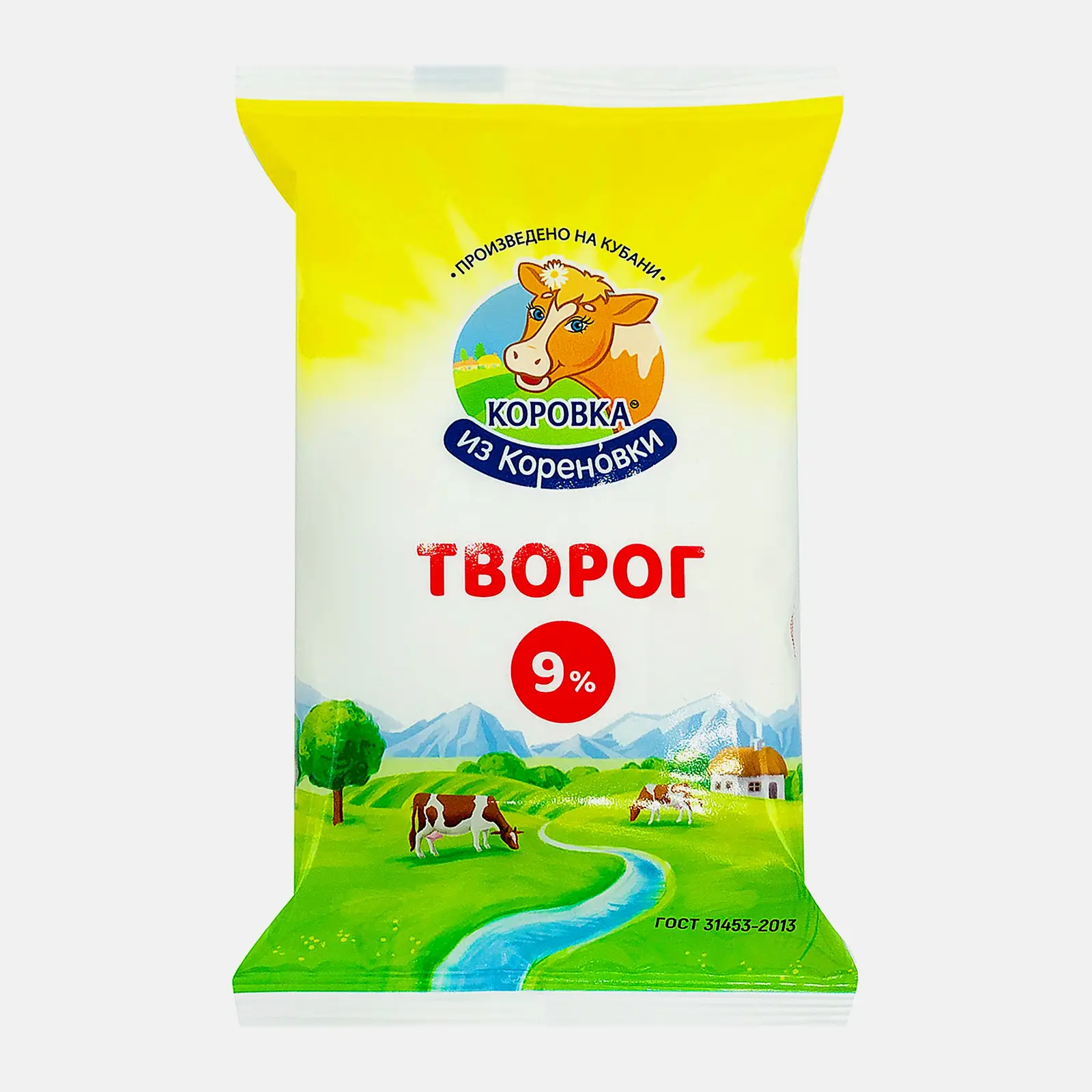 Творог Коровка из Кореновки 9% 180г Творог Коровка из Кореновки 9% 180г