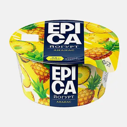 Йогурт Epica с ананасом 4.8% 130г