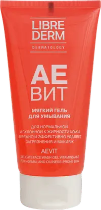 Мягкий гель для умывания Librederm Aevit 150мл