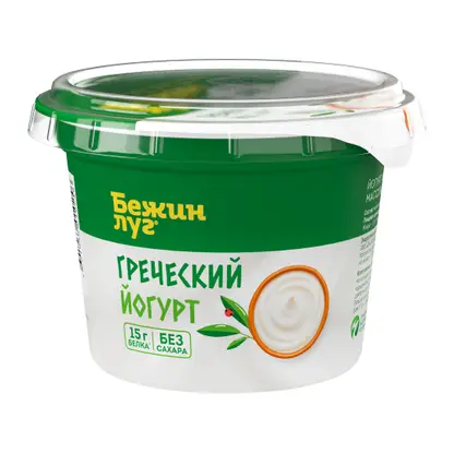 Изображение товара Йогурт Греческий Бежин Луг 5% 180г