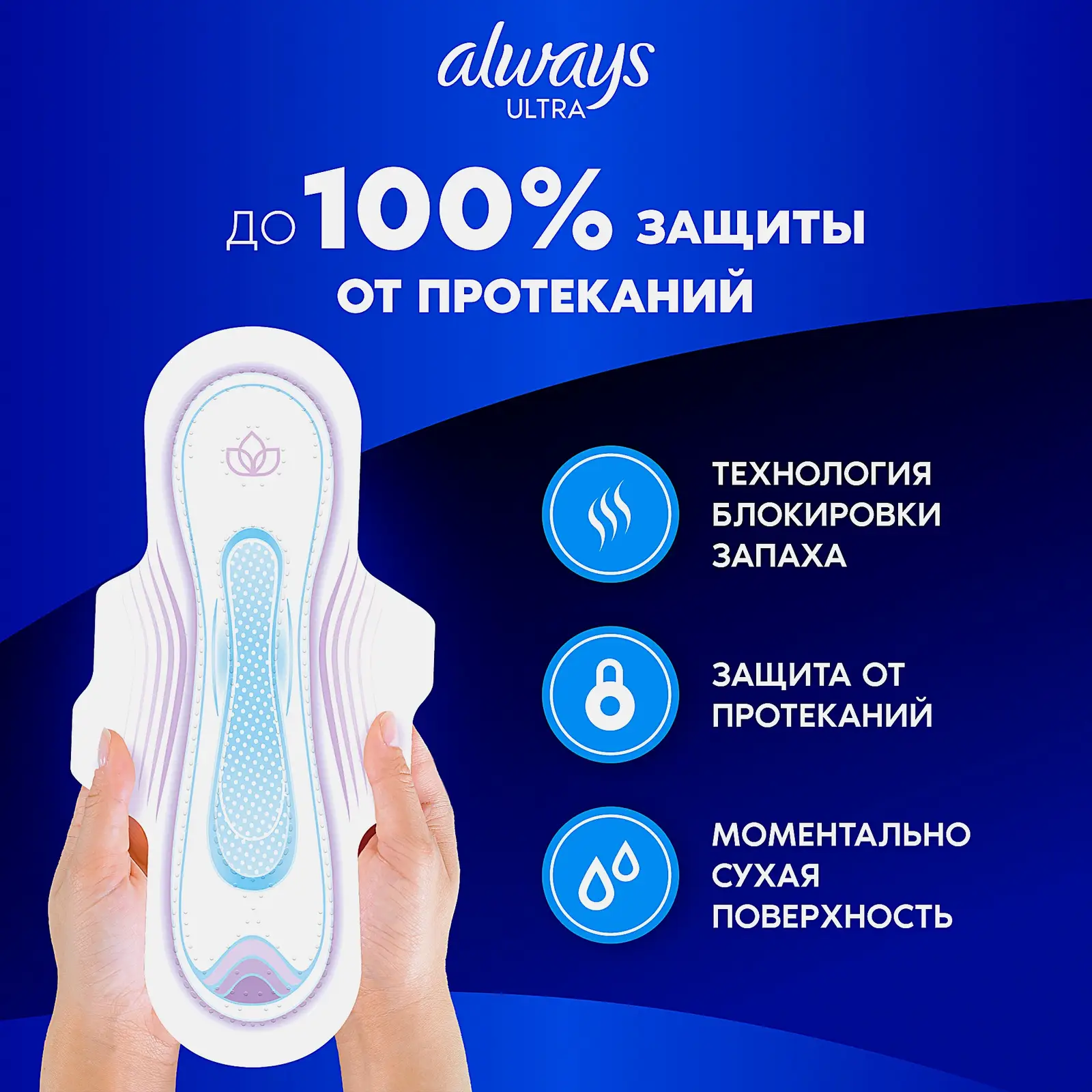 Прокладки Always Ultra Night 26шт